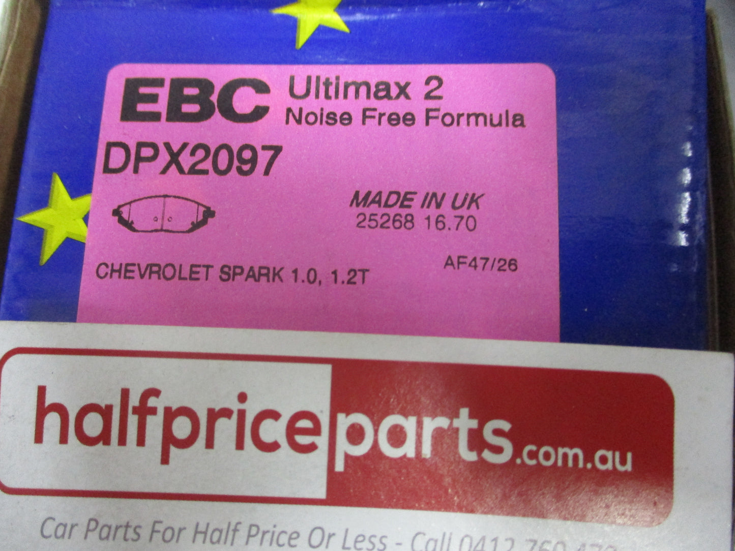 EBC Front Brake Pad Set Suits Holden Barina Spark New Part