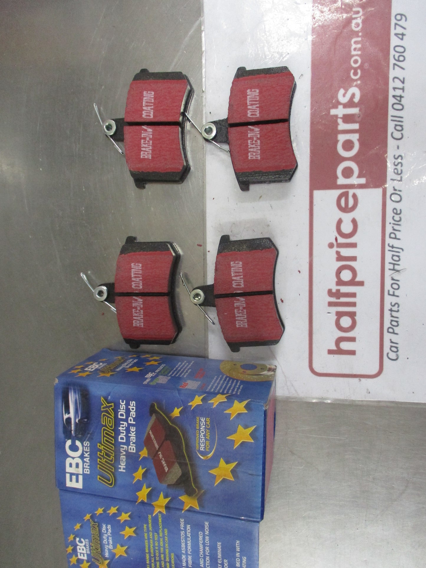 EBC Rear Disc Brake Pad Set Suits Alfa Romeo 164/100/200/80/90/Audi A4/A6/A8/Cabriolet/Coupe/V8/Ford Escort New Part