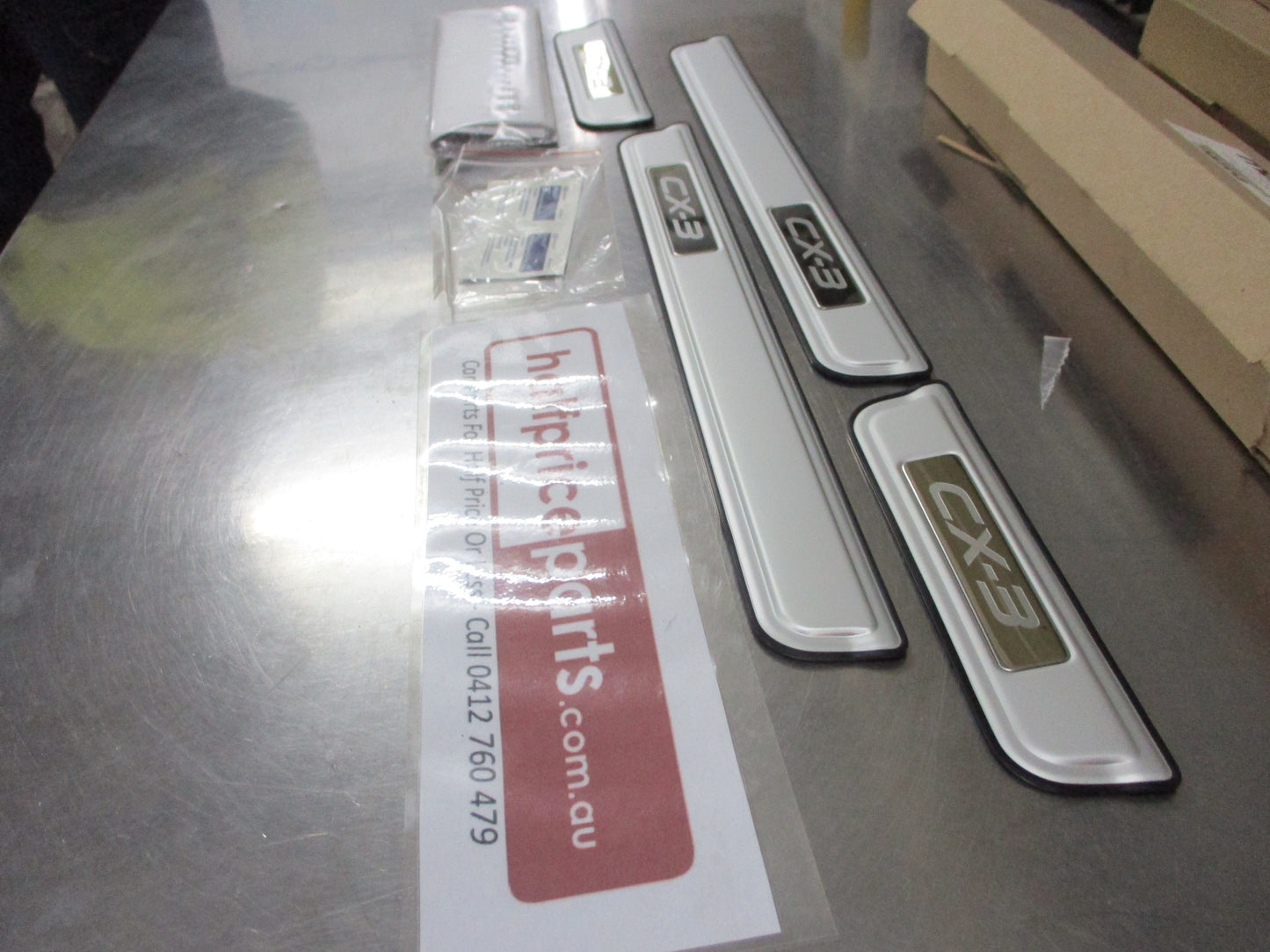 Mazda CX-3 Genuine Alloy Scuff Plates Set Of 4 New Part