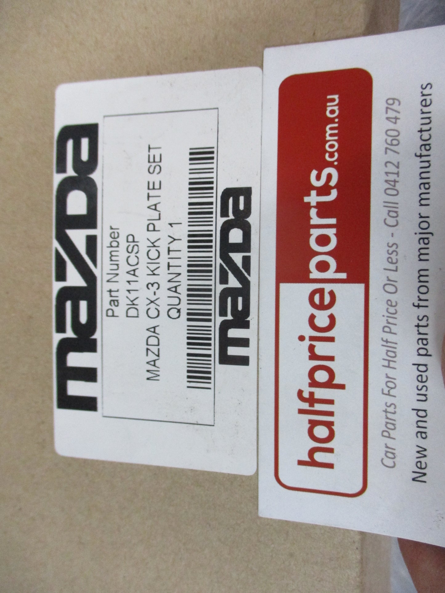 Mazda CX-3 Genuine Alloy Scuff Plates Set Of 4 New Part