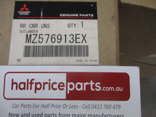 Mitsubishi Outlander Genuine Lower Rear Corner Both Left And Right Garnish (Factory Colour Red) New Part