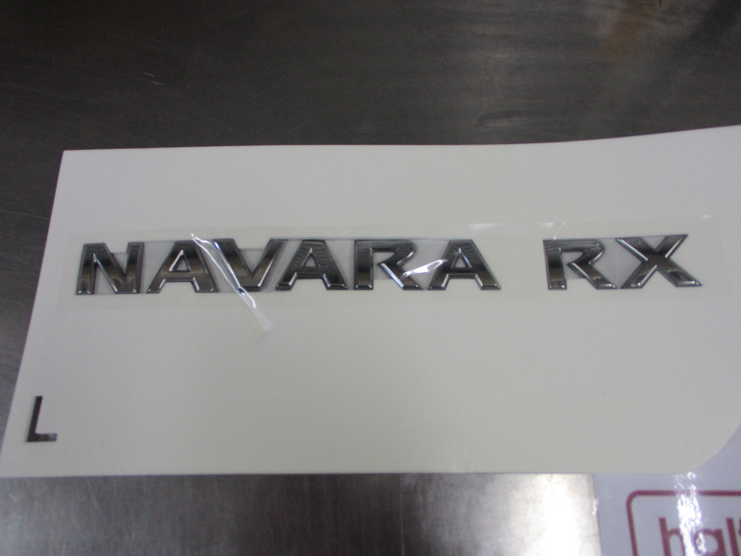 Nissan Navara RX Genuine Side Door Set Chrome Badge New Part
