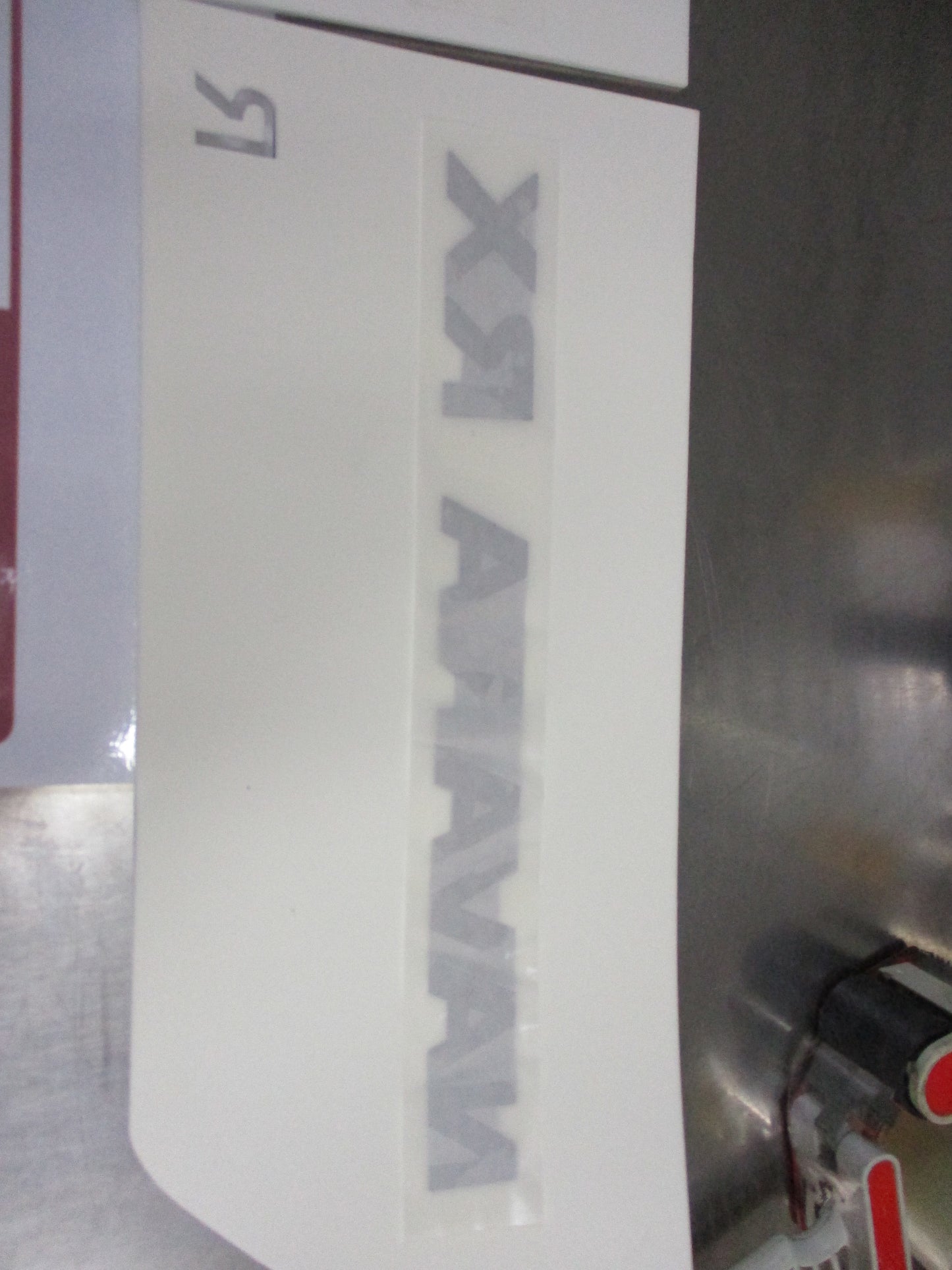 Nissan Navara RX Genuine Side Door Set Chrome Badge New Part