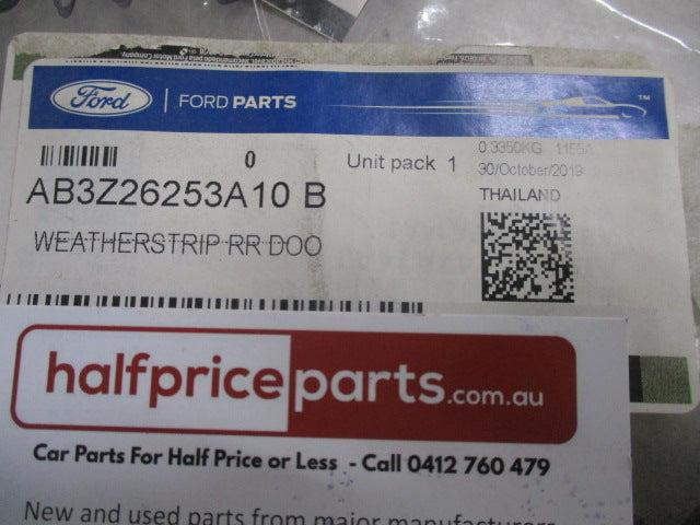 Ford PX Ranger Genuine Right Hand Rear Door Weatherstrip New Part