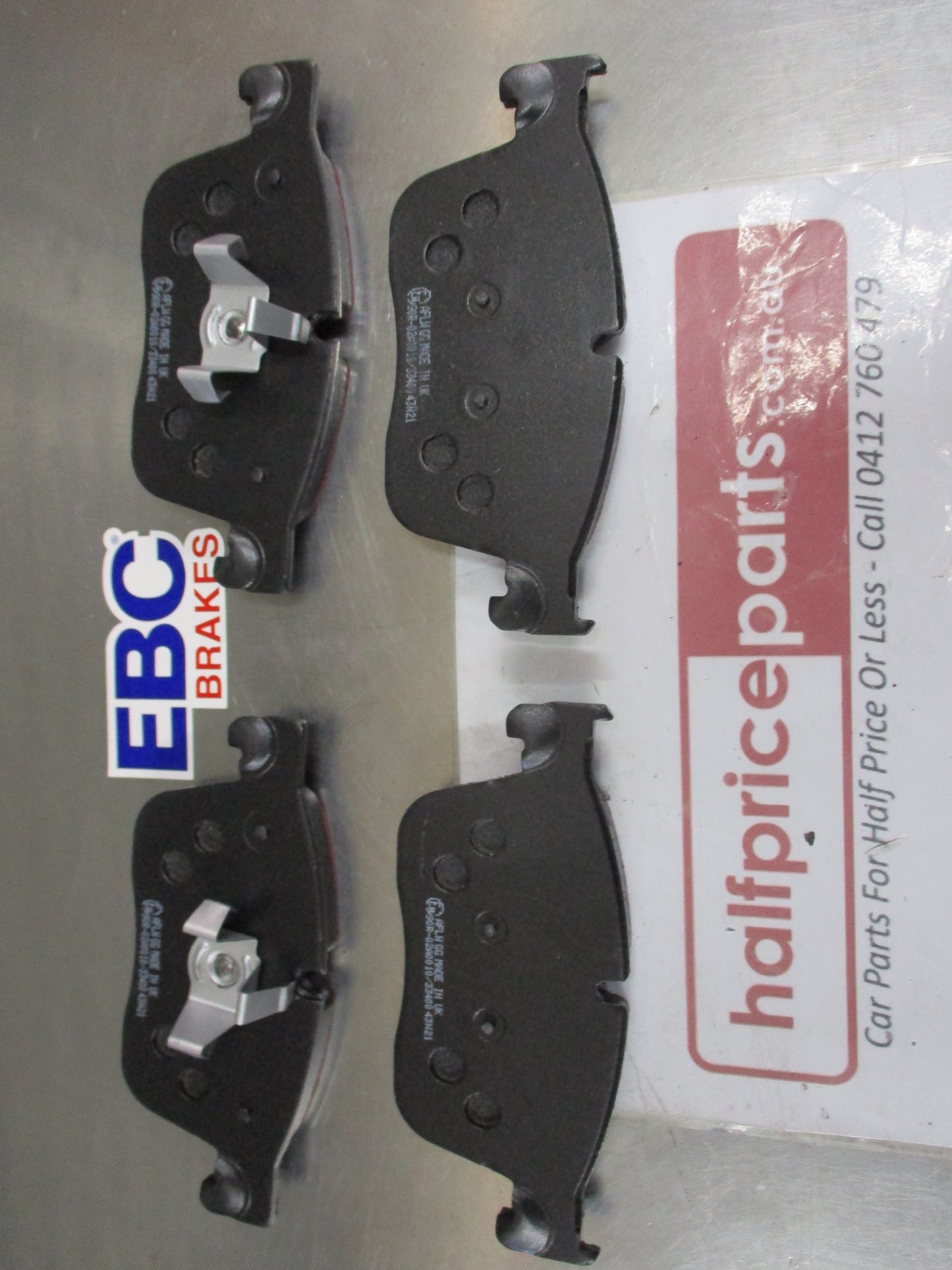 EBC Front Disc Brake Pad Set Suits Jaguar F-Pace/Range Rover Velar New Part