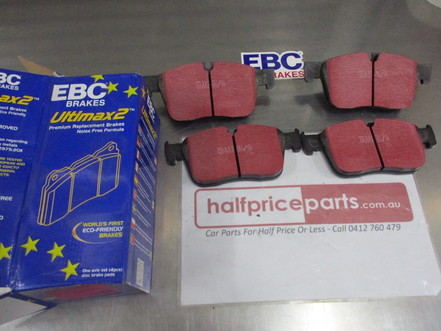 EBC Front Disc Brake Pad Set Suits Jaguar F-Pace/Range Rover Velar New Part