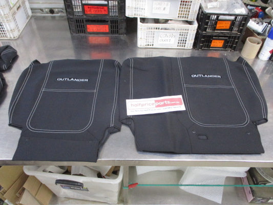 Mitsubishi Outlander ZJ/ZK Genuine Neoprene Rear Seat Covers 2nd Row New Part