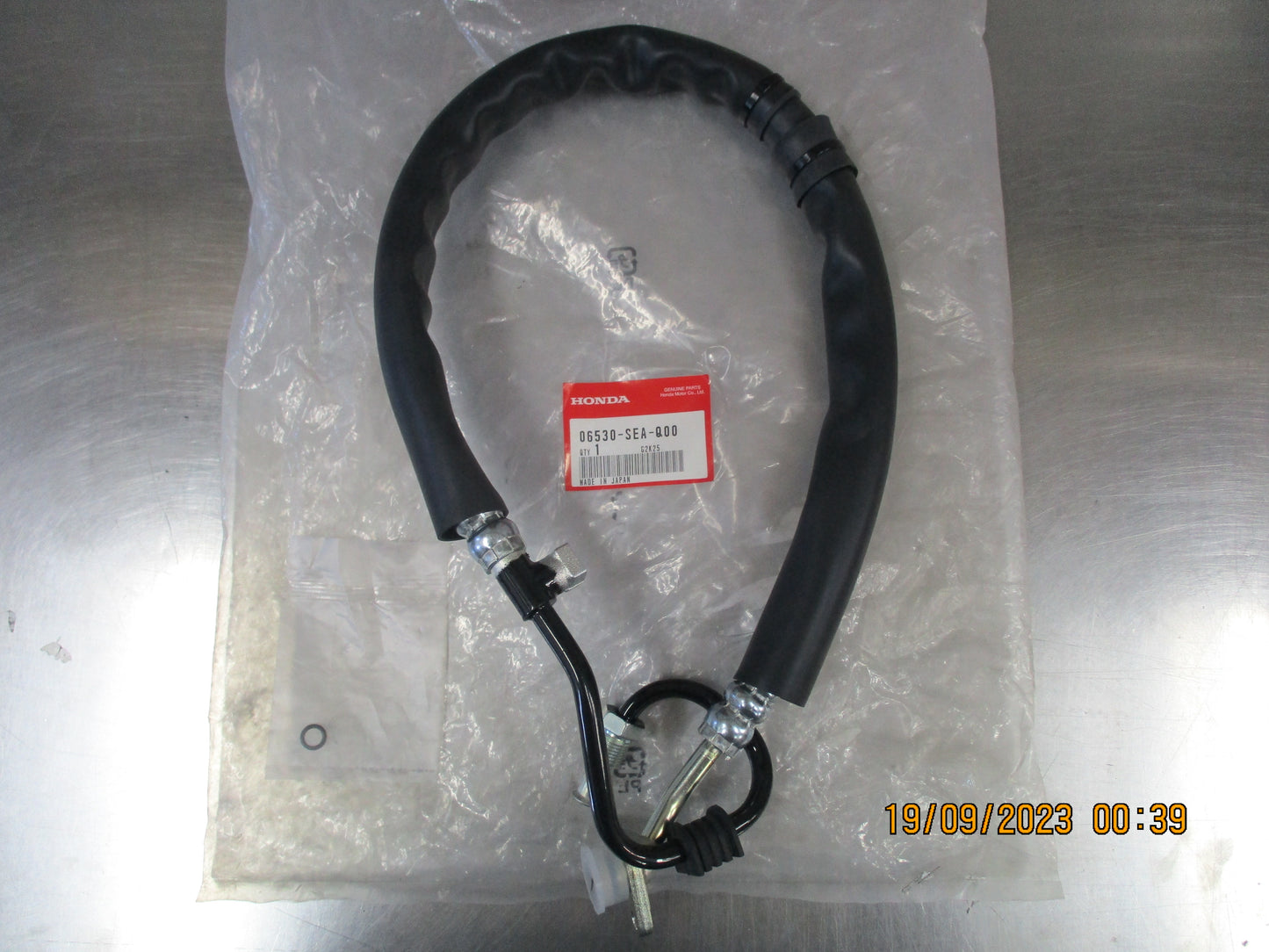 Honda Accord Genuine High Pressure Power Steering Feed Hose New