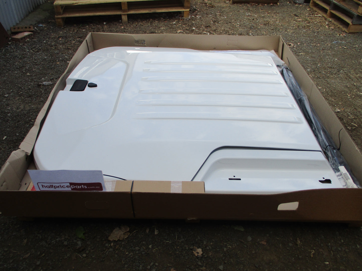 Nissan Navara D23 NP300 Dual Cab Genuine 3 Piece Hard Lid Kit (Polar White) New Part