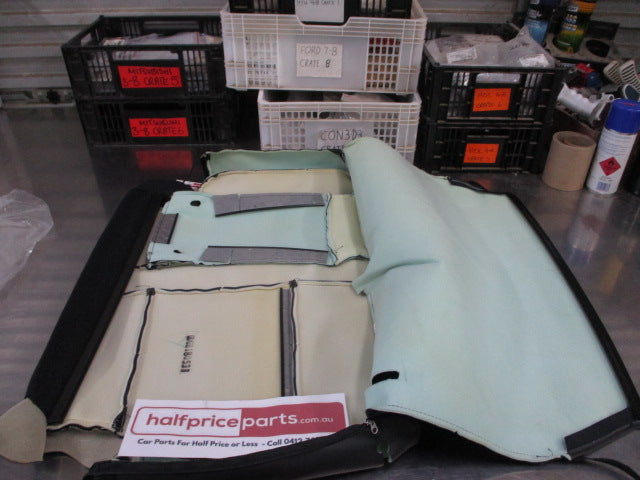 Mitsubishi Pajero Genuine Leather Right Hand 2nd Seat Back Cover New Part