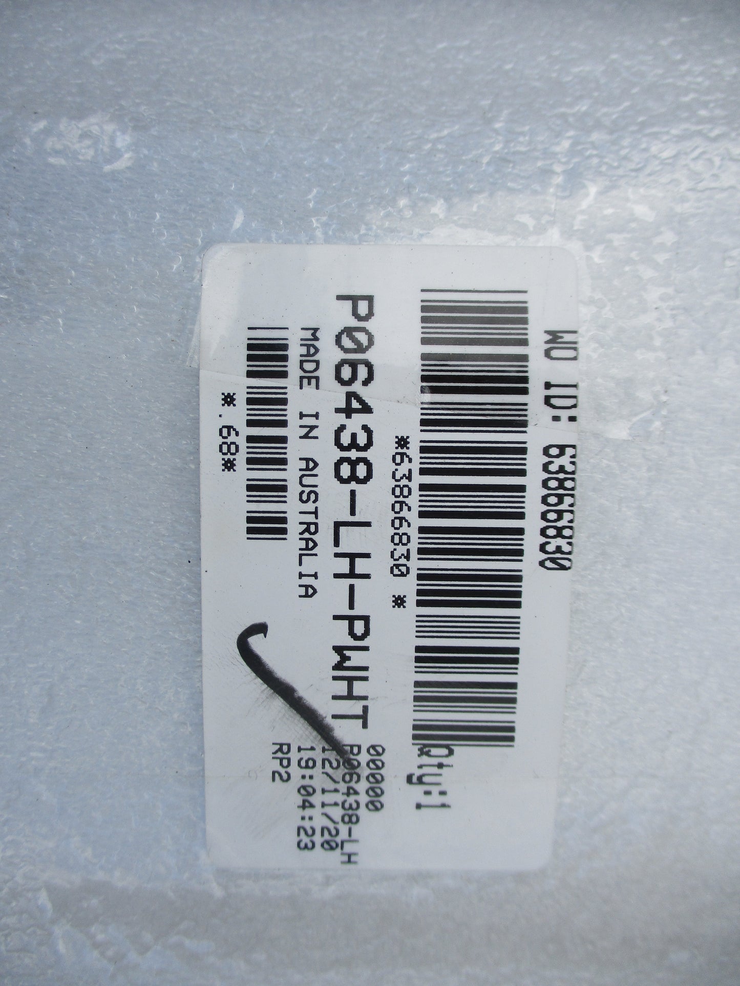 Nissan Navara D23 NP300 Dual Cab Genuine 3 Piece Hard Lid Kit (Polar White) New Part