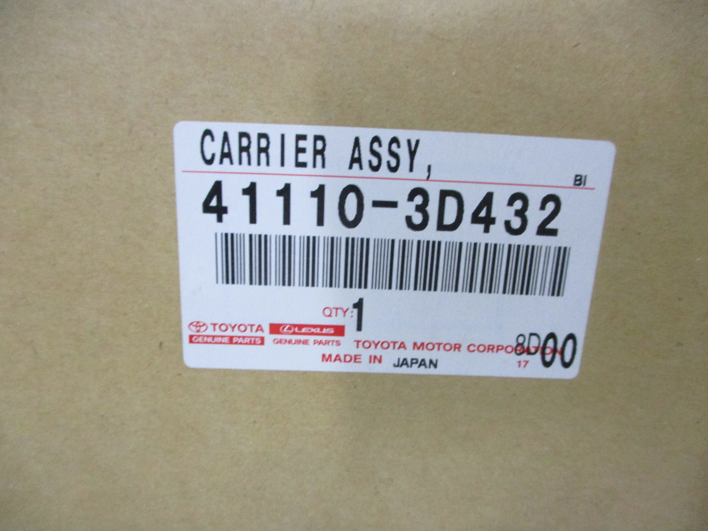 Toyota Landcruiser Prado 150 Genuine Front Diffrential Carrier Assy New Part