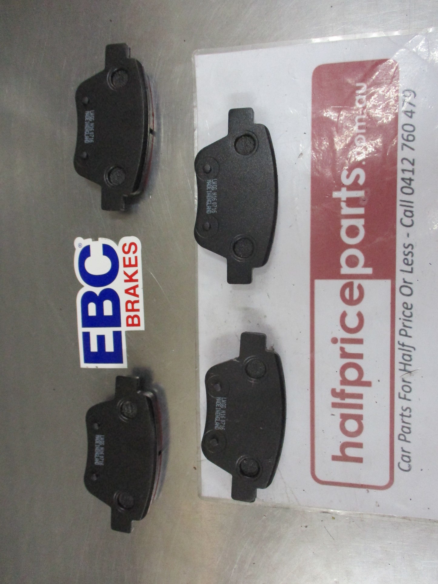 EBC Rear Disc Brake Pad Set Suits Audi A3/Seat Leon/Skoda Octavia/Superb/Yeti/VW Beetle/Golf/Jetta/Scirocco/T-Roc/Touran New Part