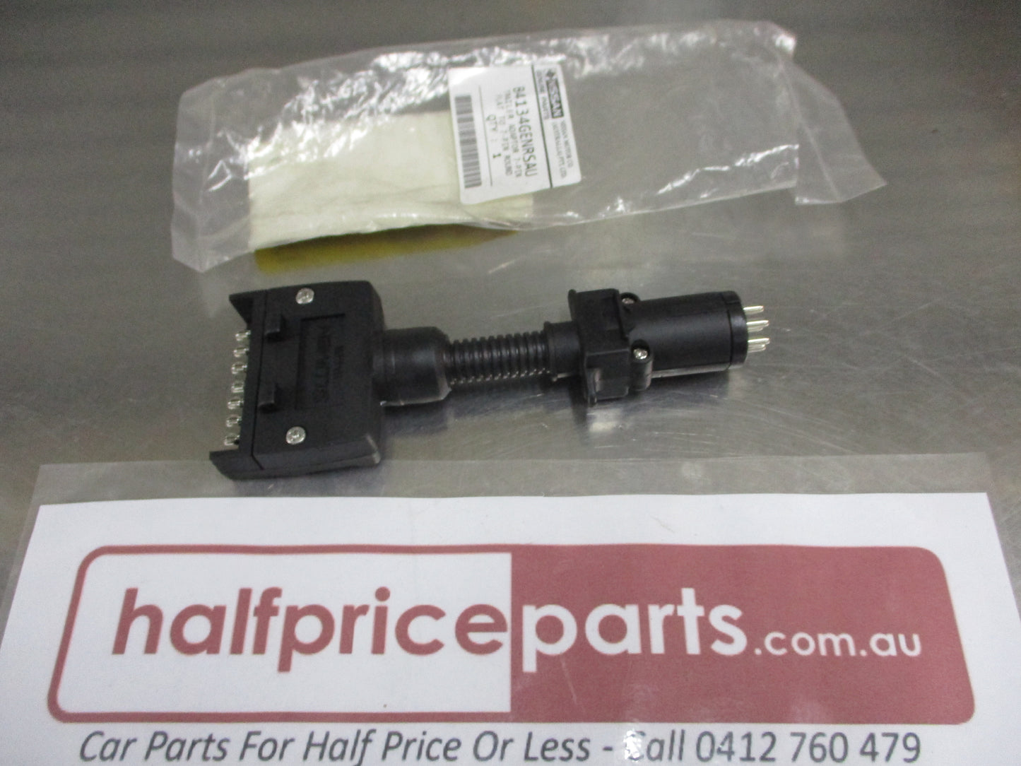 Nissan Genuine Tow Bar Harness Adaptor 7 Pin Small Round To 7 Pin Flat New Part