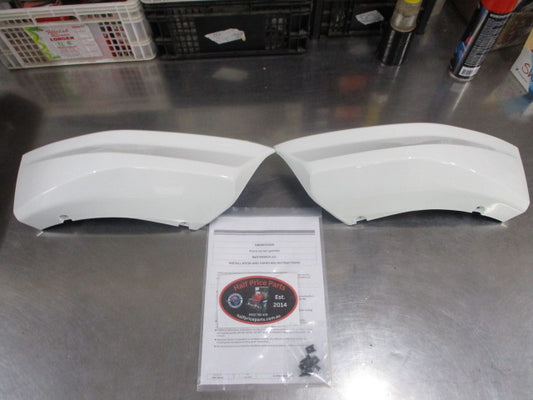 Mitsubishi ZM Outlander Genuine Front Left And Right Lower Bumper Garnish (Factory White W37) New Part