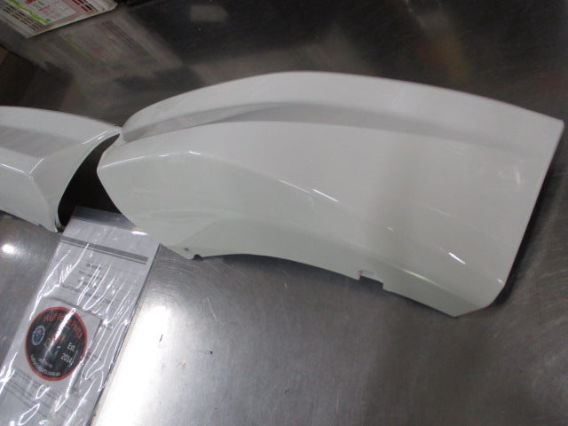 Mitsubishi ZM Outlander Genuine Front Left And Right Lower Bumper Garnish (Factory White W37) New Part