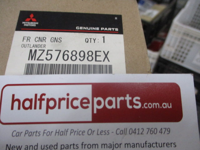 Mitsubishi ZM Outlander Genuine Front Left And Right Lower Bumper Garnish (Factory White W37) New Part