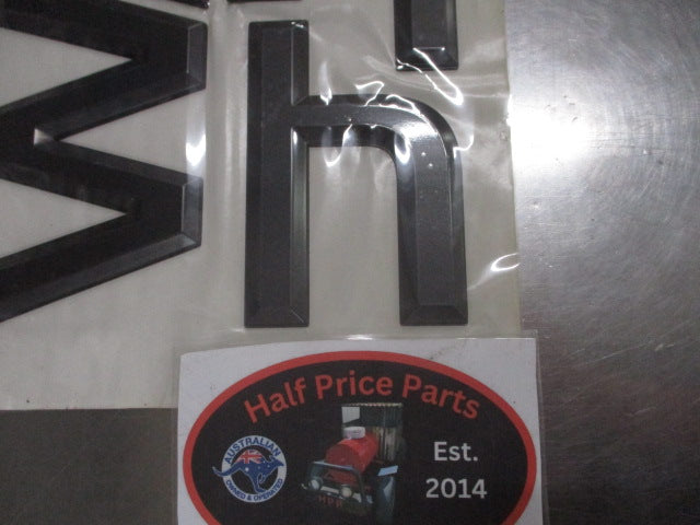 Walkinshaw Tail Gate Emblem (Individual Letters) 13.2 Hight New Part