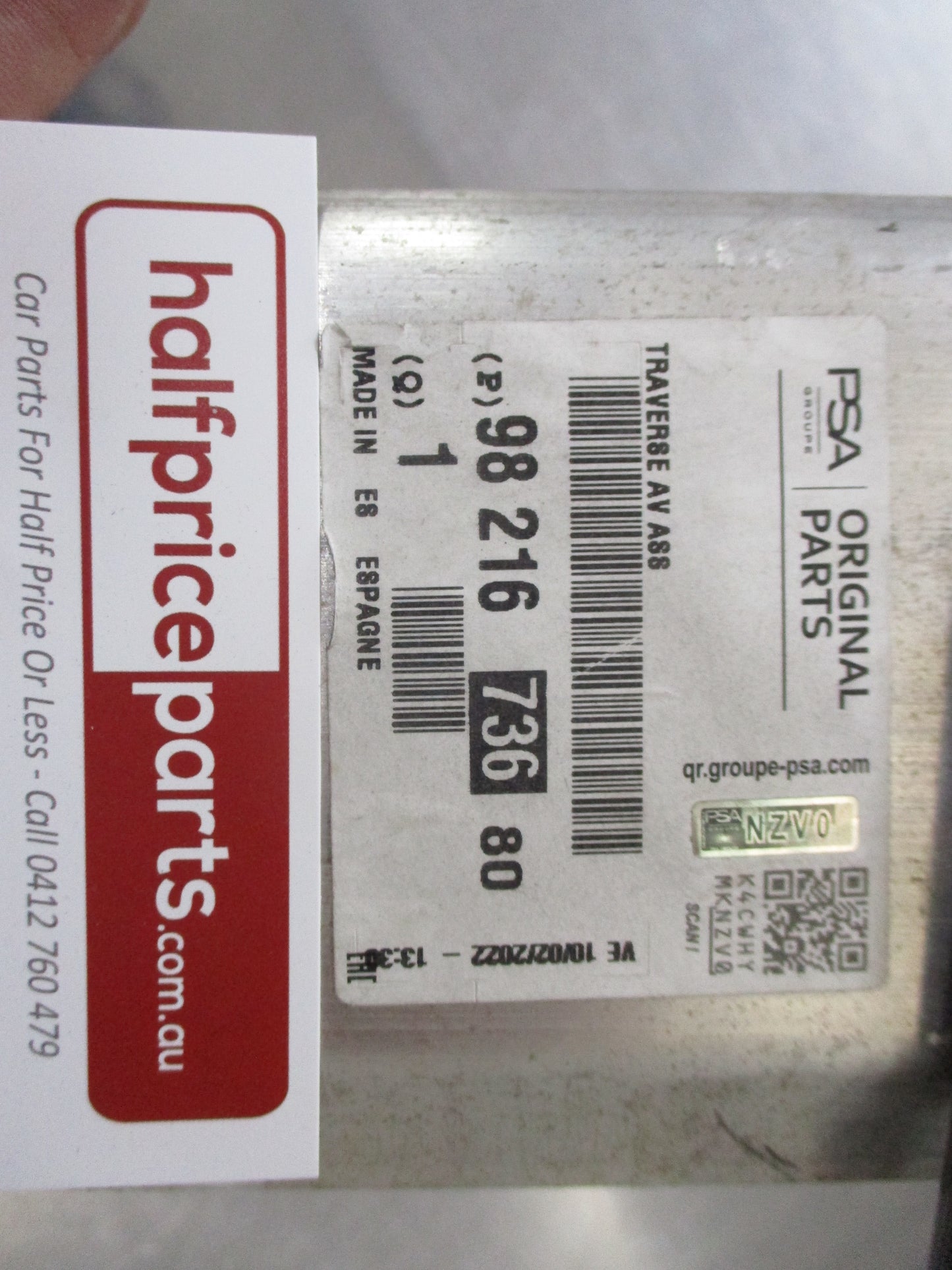 Citroen Berlingo B9 MK2 Genuine Front Bumper Bar Reinforcement New Part