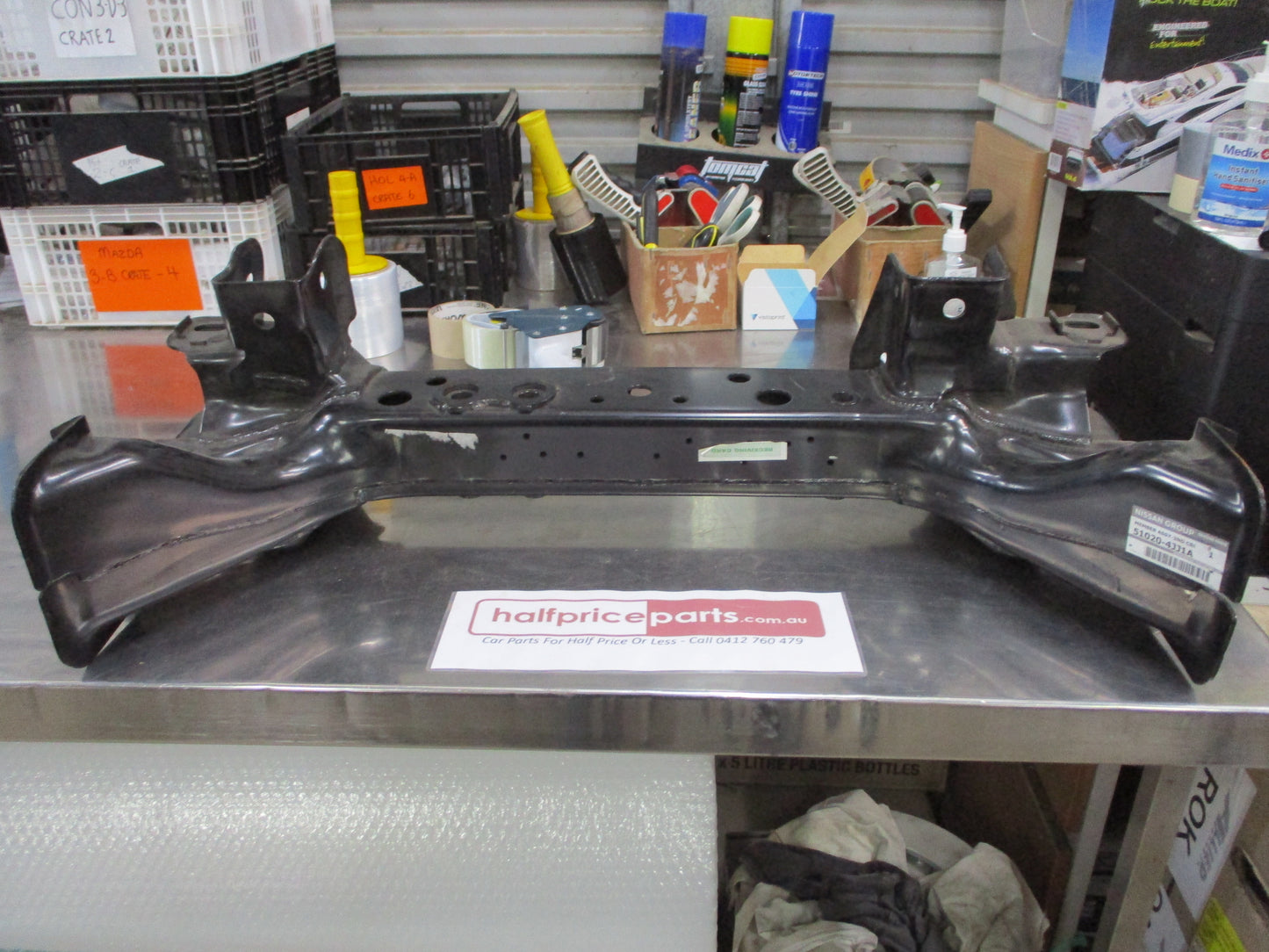 Nissan Navara NP300 D23 Genuine Front Under Engine Cross Member Assembly 2nd Cross New Part .