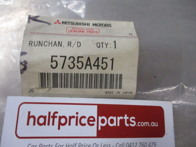 Mitsubishi Lancer/Evolution Genuine Left Hand Rear Door Window Run Channel Robber New Part