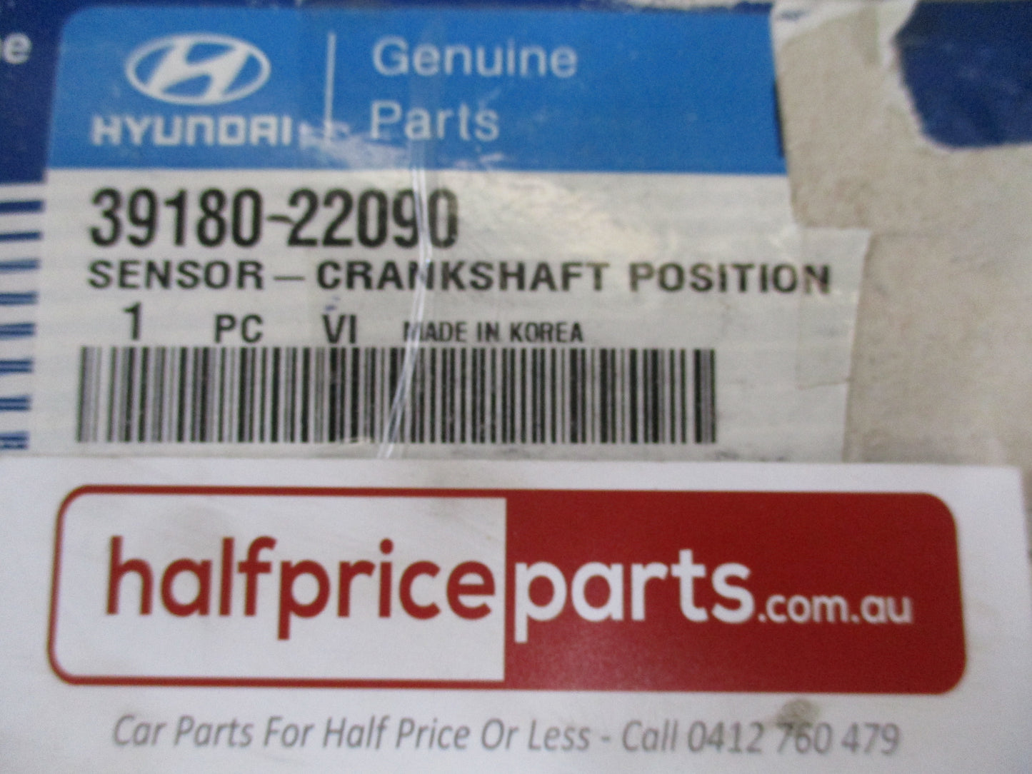 Hyundai Accent/Elantra/Tiburon Genuine Crankshaft Sensor New Part