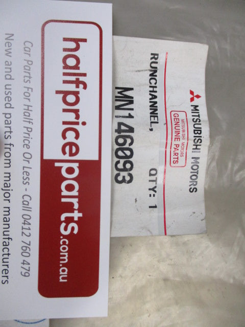 Mitsubishi MN/MR Triton Dual Cab Genuine Right Hand Rear Window Glass Run Channel Moulding New Part