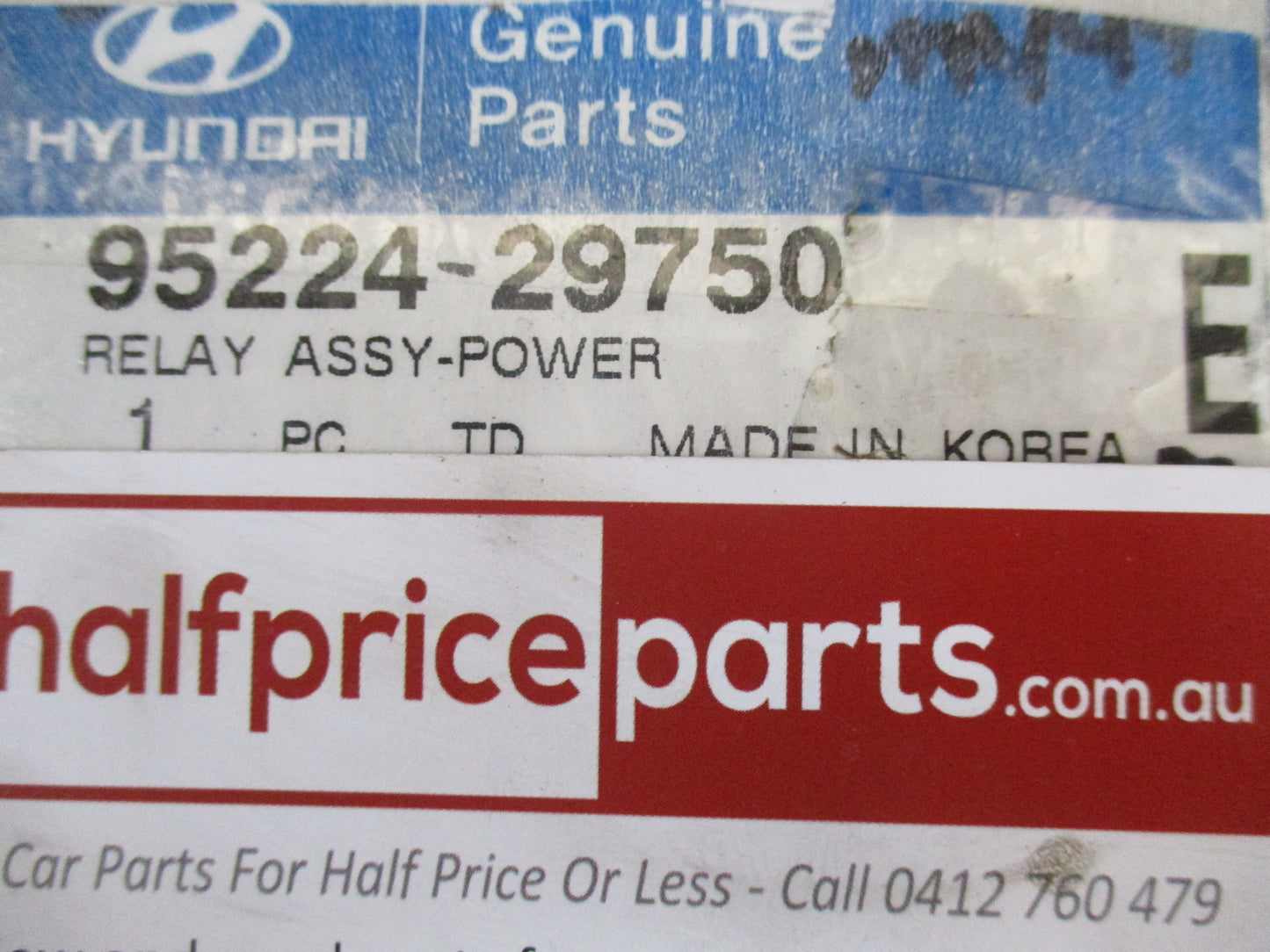 Hyundai/Kia Various Models Genuine Power Relay Assembly New Part
