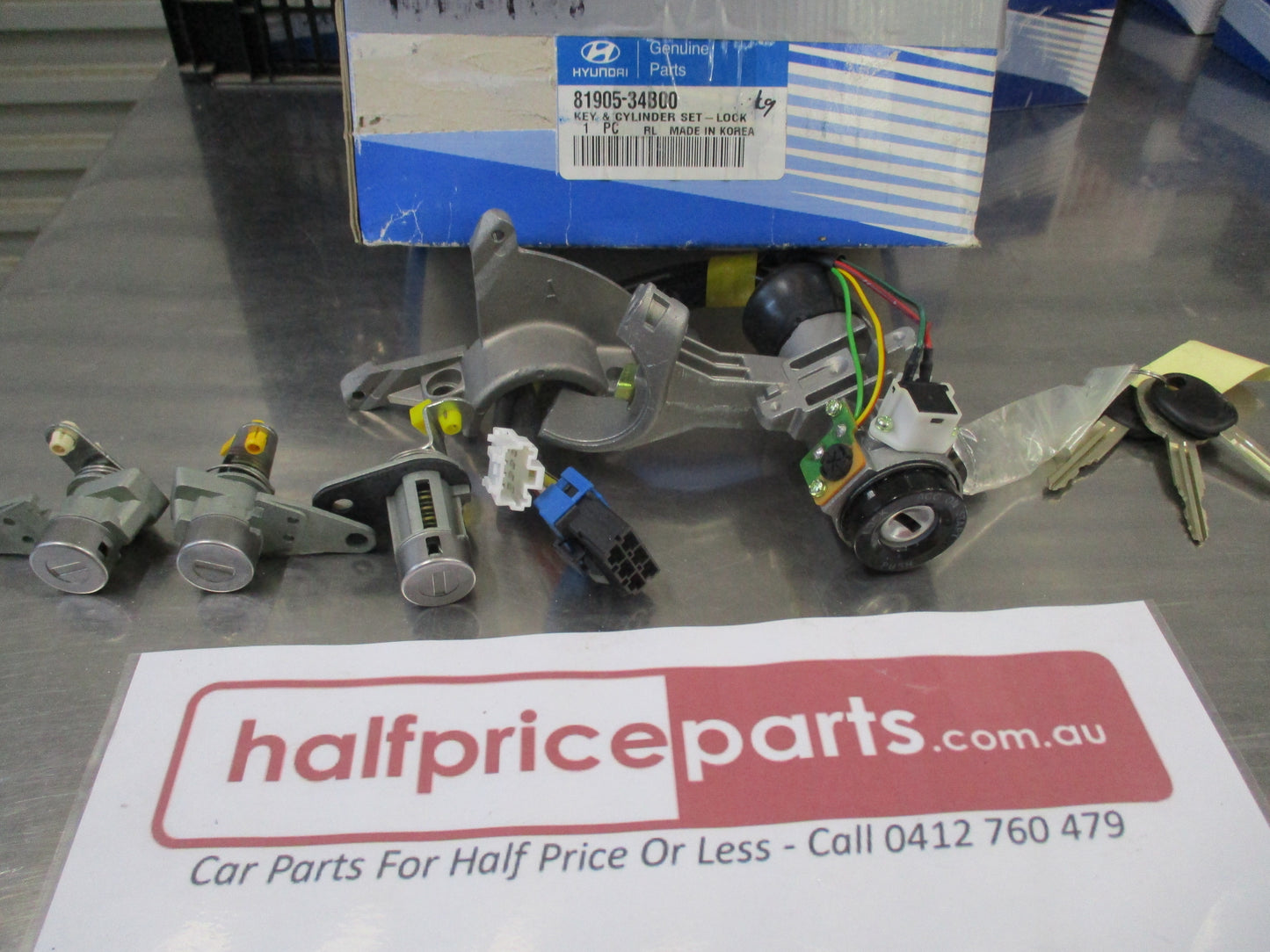 Hyundai Sonata Genuine Lock, Key And Cylinder Set New Part