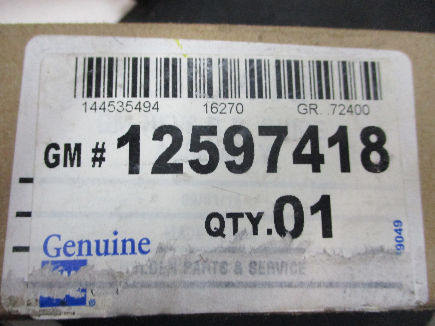 Holden VZ Commodore Genuine Secondary Chain Guide RHS New Part