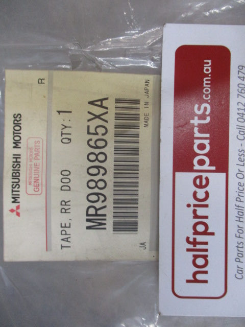 Mitsubishi Grandis Genuine Left Hand B-Pillar Tape Rear Door Sash New Part