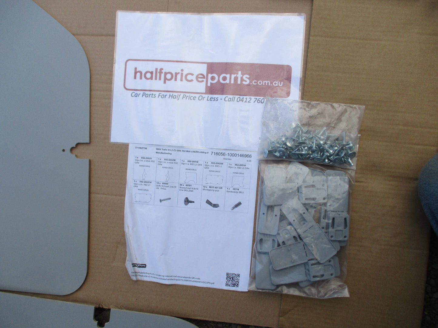 Mitsubishi Express Genuine Long Wheel Base Plywood Wall Panel Kit New
