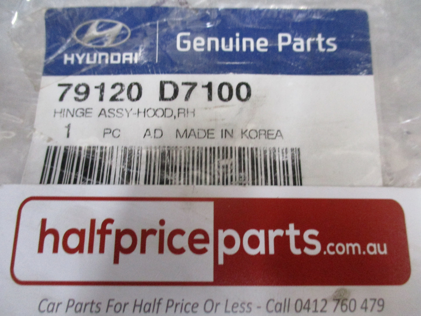 Hyundai Tucson Genuine Right Hand Bonnet Hinge New Part