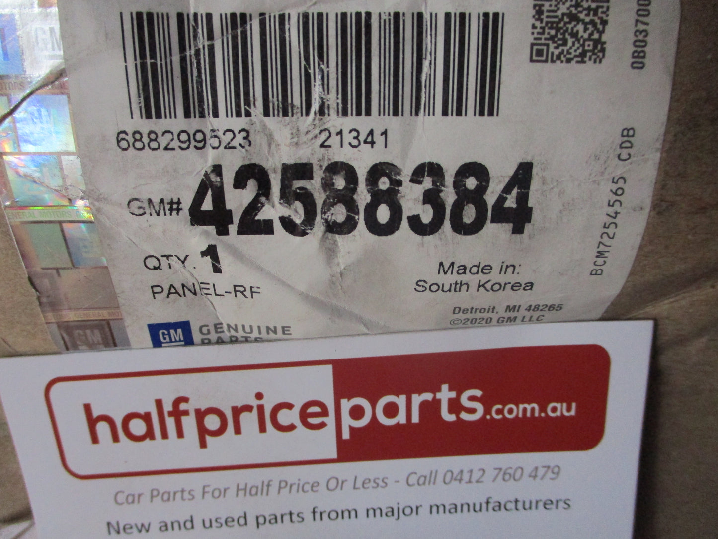 Holden Trax Genuine Roof Panel Assembly (Unpainted) New Part