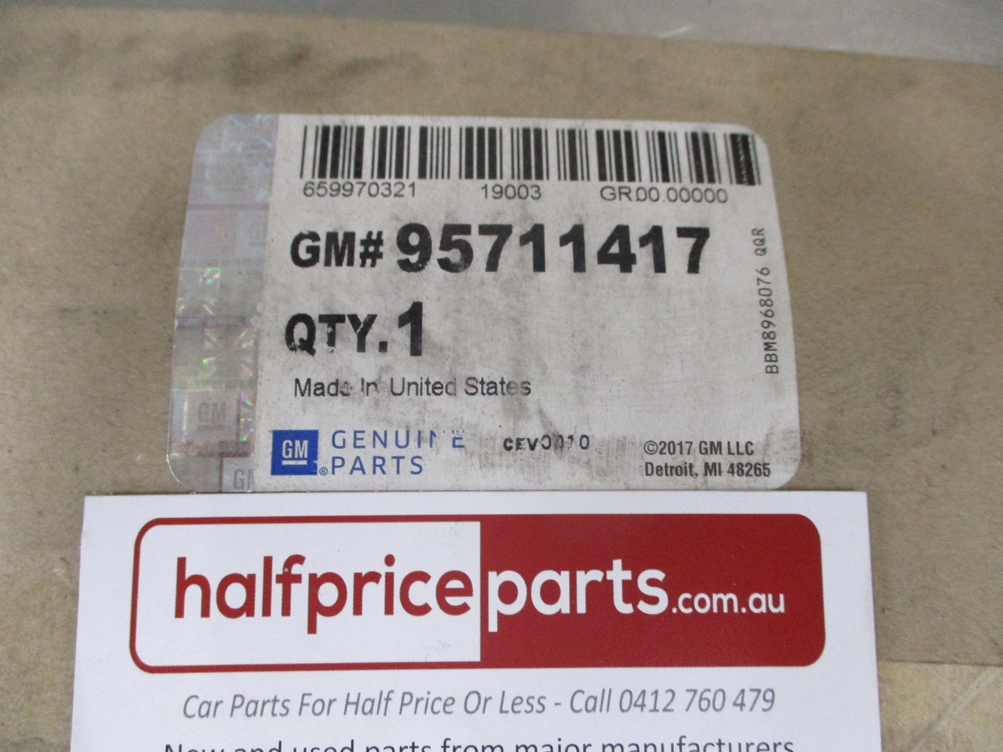 Holden ZB Commodore Sedan Genuine AWD-Black Edition Boot Decal New Part