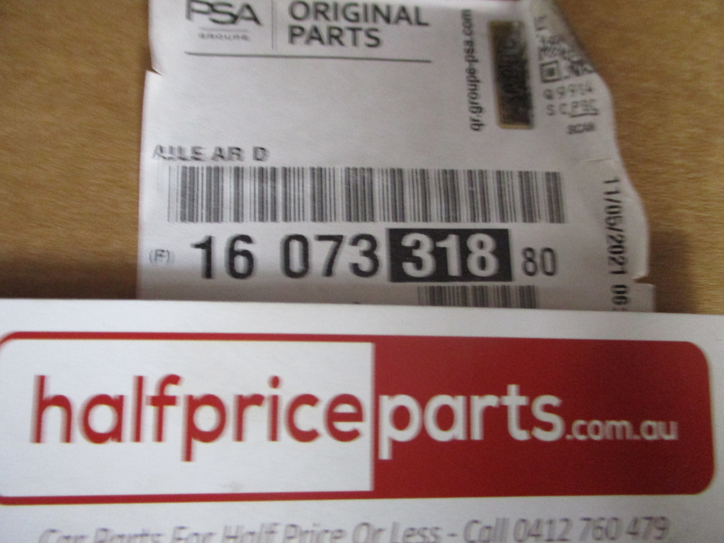 Citroen DS3 Genuine Right Hand Rear Outer Quator Panel (Unpainted) New Part