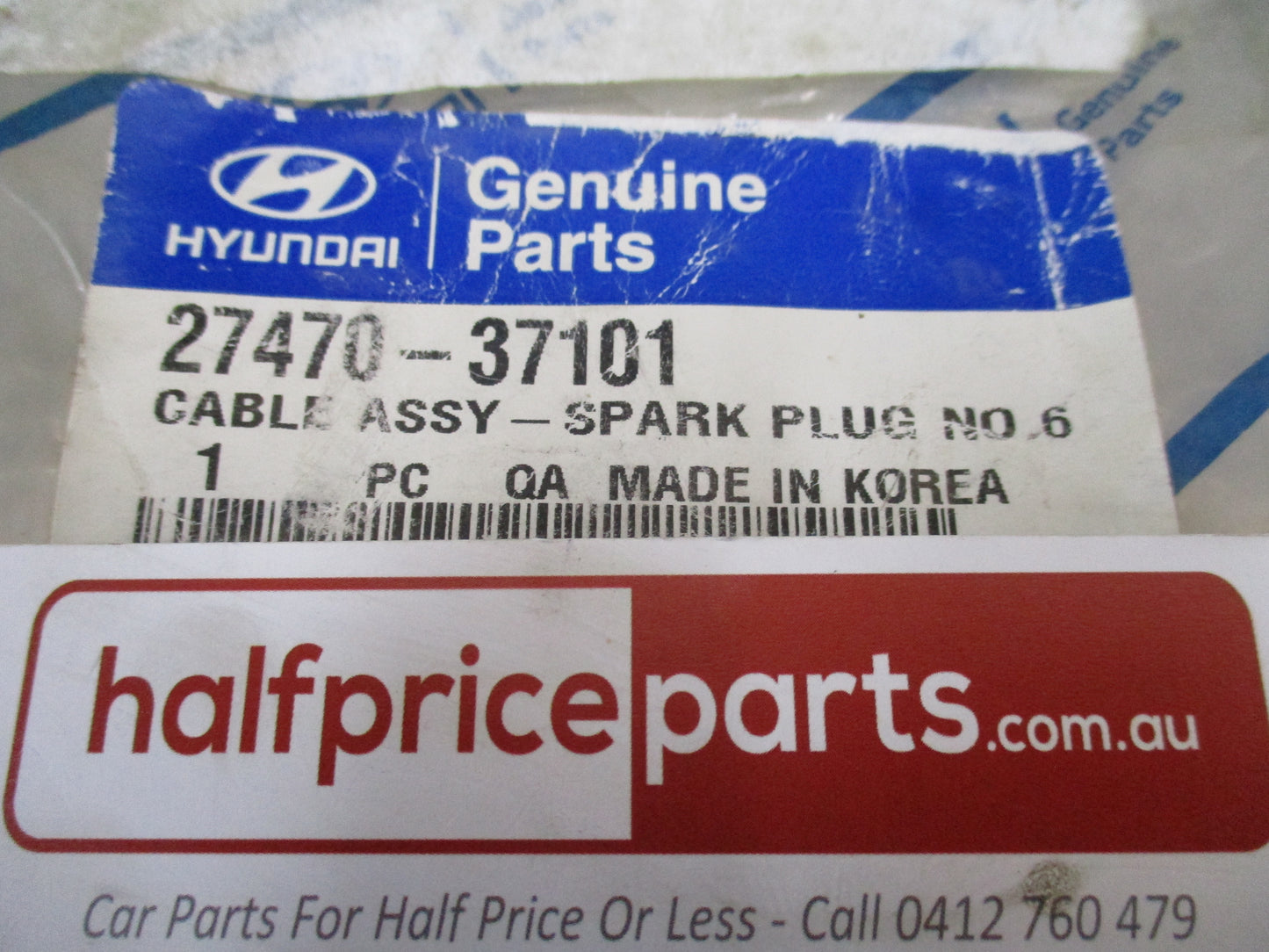 Hyundai Sonata/Kia Optima Genuine No.6 Spark Plug Wire New Part