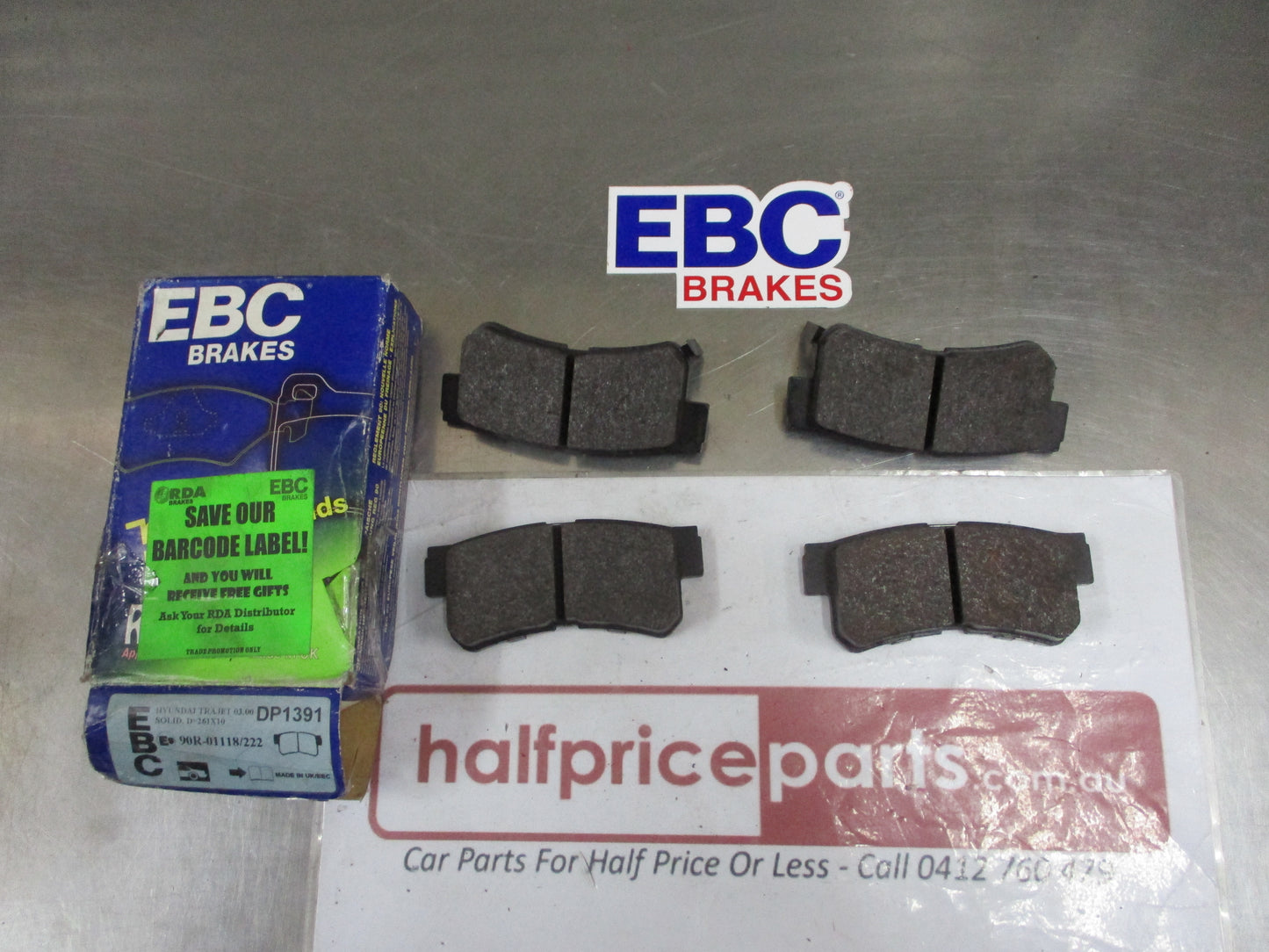 EBC Rear Disc Brake Pad Set Suits Hyundai Trajet New Part