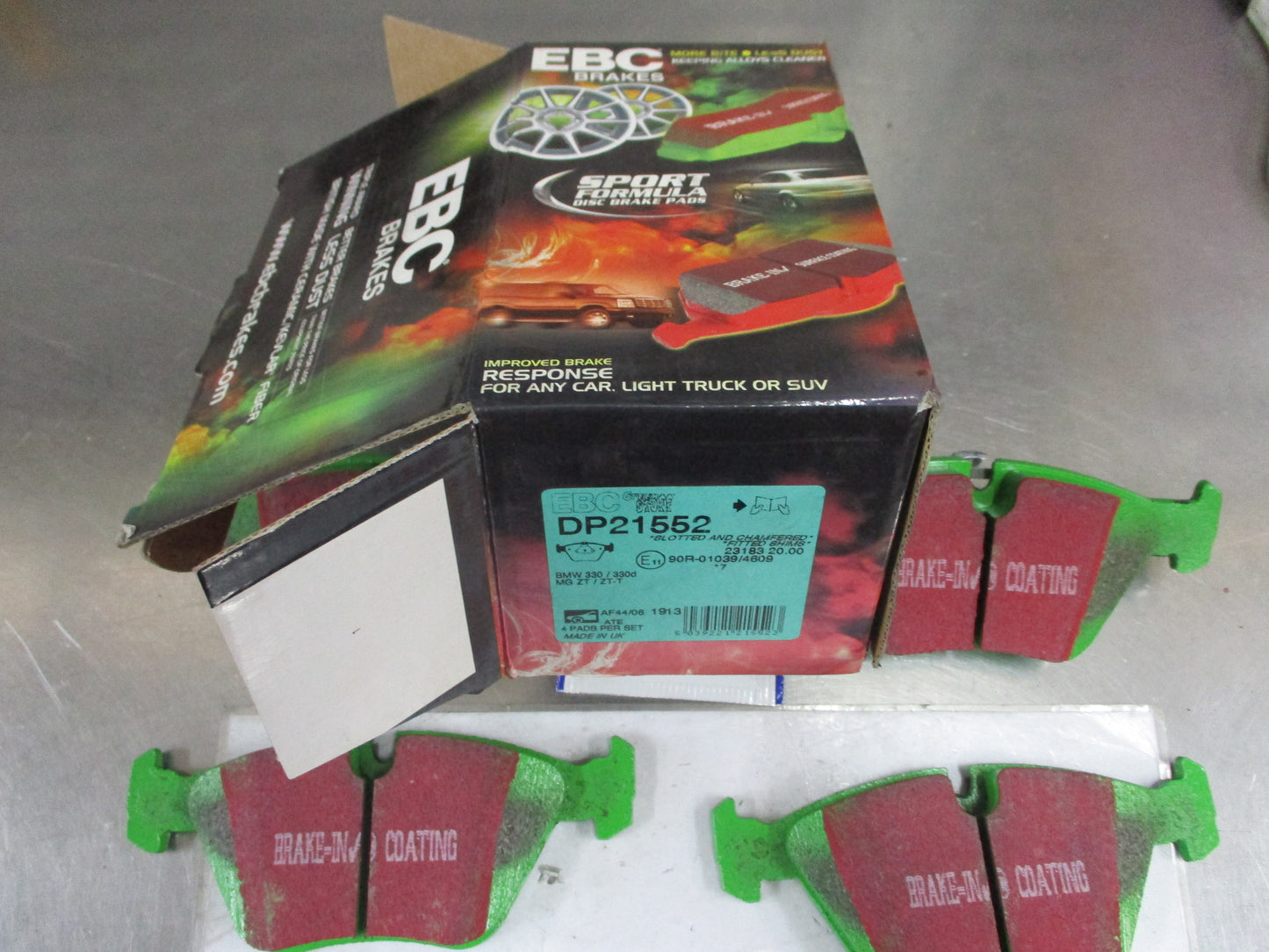 EBC Front Greenstuff Disc Brake Pad Set Suits BMW 3-Series / Z4 New Part