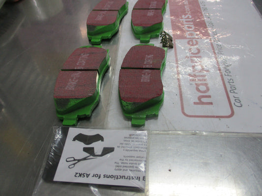 EBC Front Greenstuff Disc Brake Pad Set Suits Holden Barina New Part