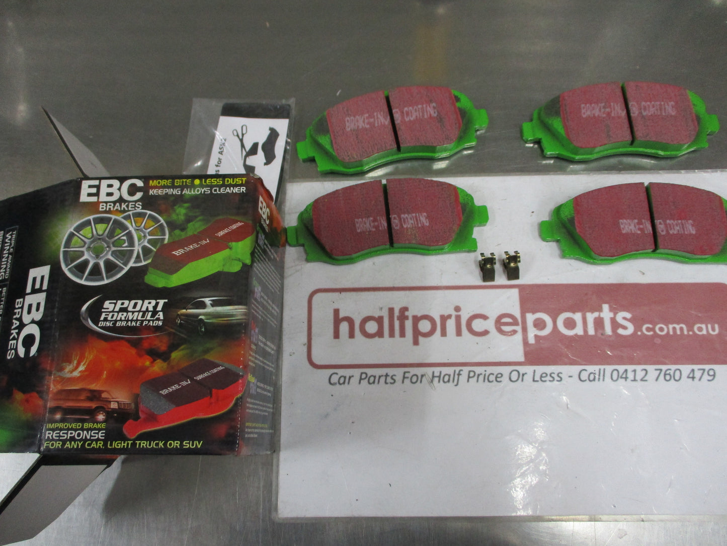 EBC Front Greenstuff Disc Brake Pad Set Suits Holden Barina New Part
