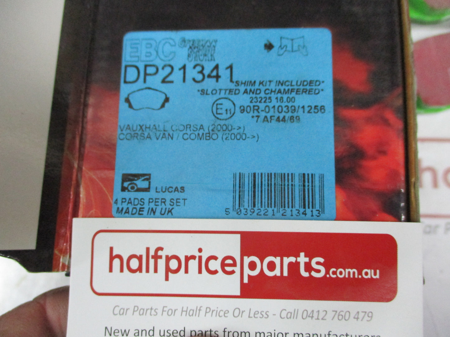 EBC Front Greenstuff Disc Brake Pad Set Suits Holden Barina New Part