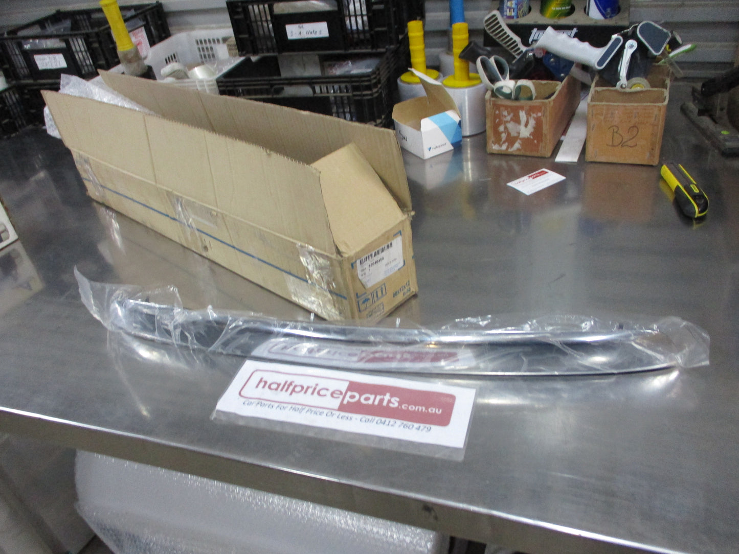 Holden Trailblazer-Colorado 7 Genuine Tail Gate Chrome Number Plate Bezel New Part