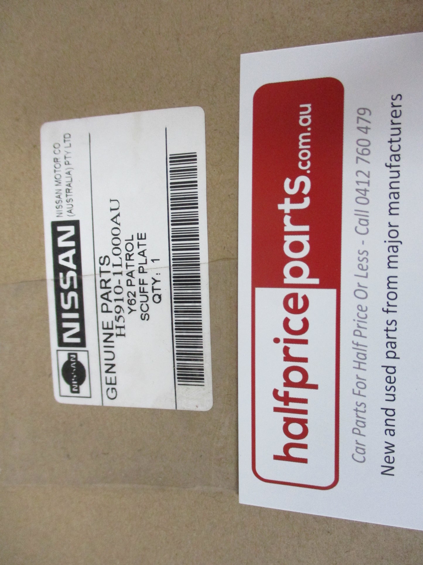Nissan Y62 Patrol Series 1-4 Genuine Rear Door Scuff Plate New Part