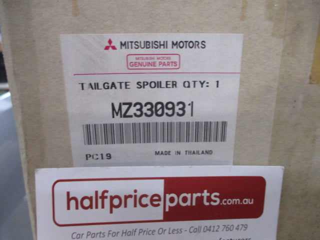 Mitsubishi QE Pajero Sport Genuine Rear Tail Gate Spoiler (Factory Grey) New Part