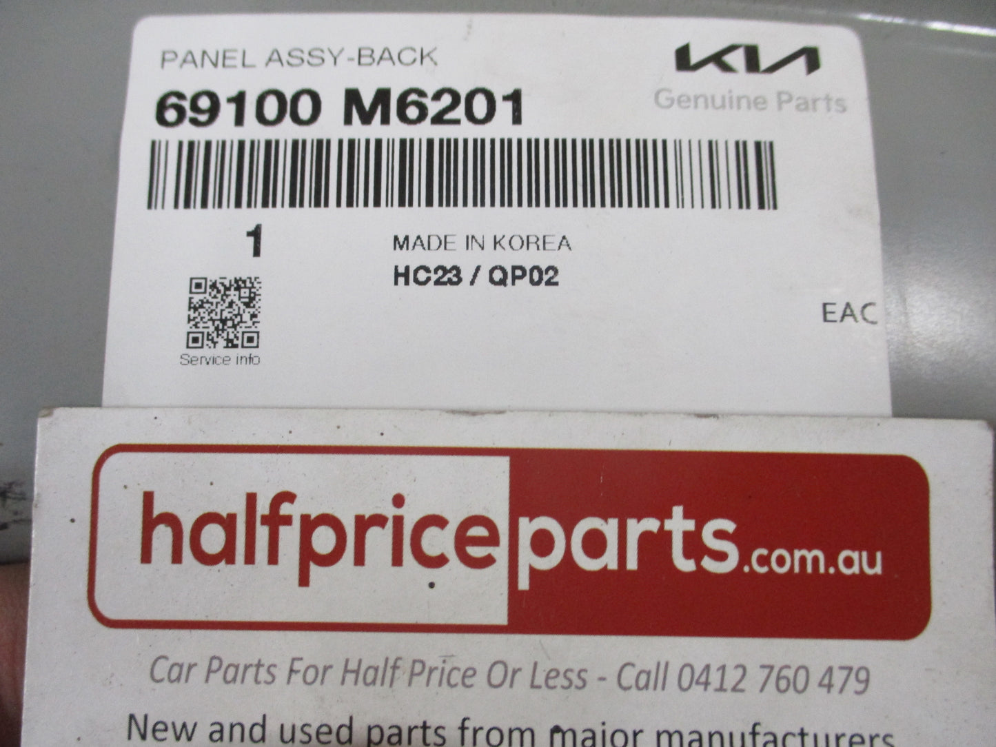 Kia Cerato Genuine Rear Panel Assembly Back New Part