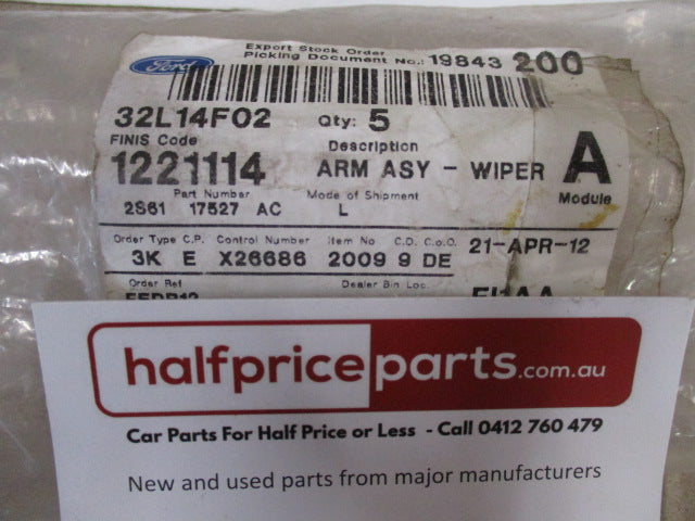 Ford Fiesta Genuine Lefthand (Passenger Side) Wiper Arm - New Part