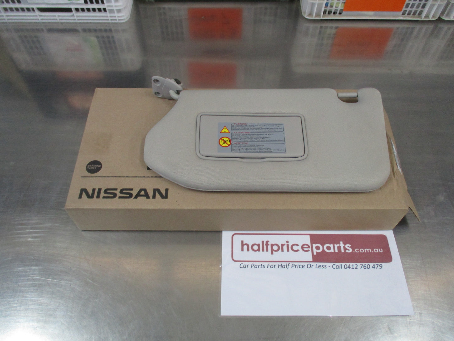 Nissan Pathfinder R52 Genuine Left Hand (Passenger) Side Sun Visor New
