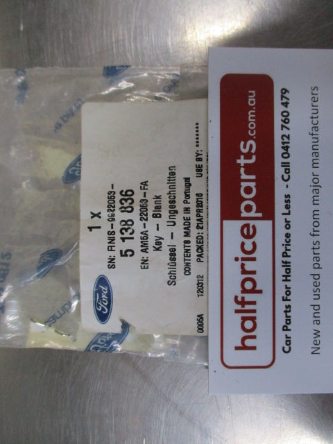 Ford Focus-Mondeo Genuine Uncut Key Blank New Part