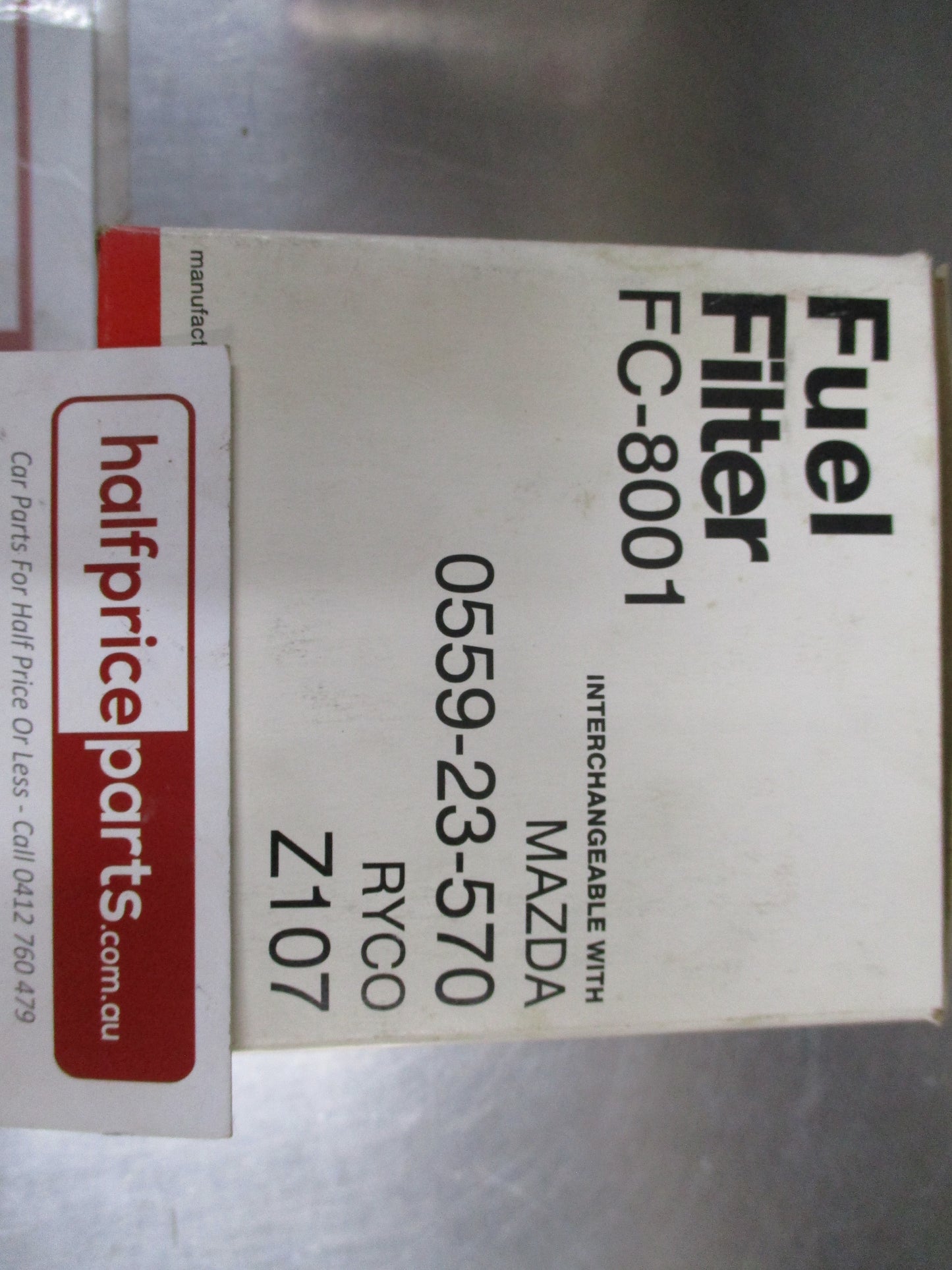 Sakura Fuel Filter Suits Ford Courier/Econovan /Mazda 626/Bravo/E-Series New Part